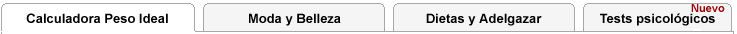Recursos para calcular el peso ideal y adelgazar